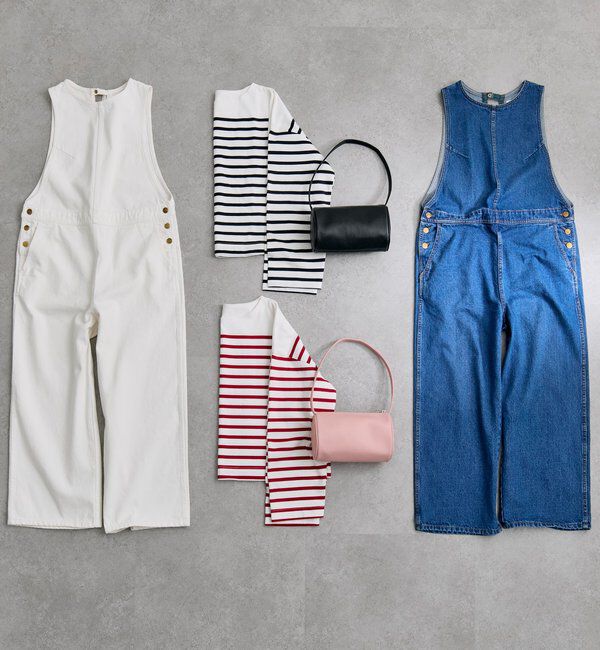  「【@kokiminitaコラボ】パネルボーダーワイドスリーブカットソー」|Tシャツ・カットソー|