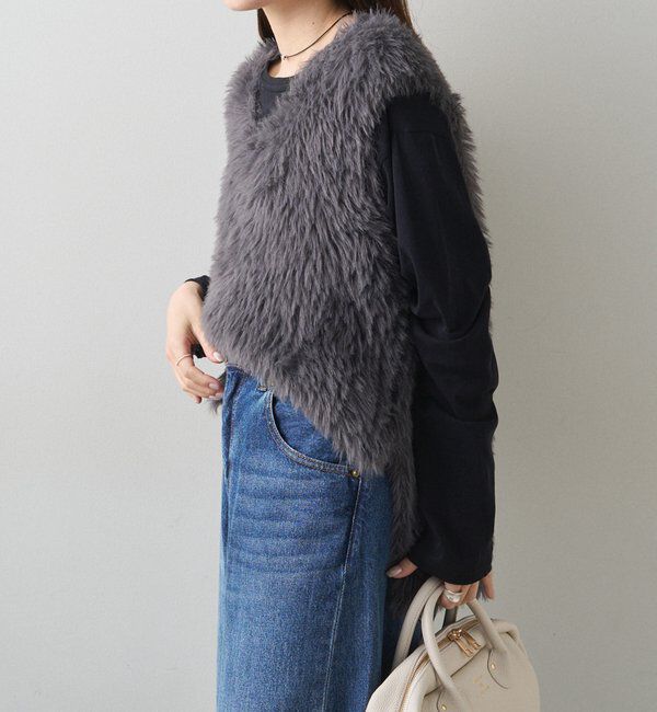  「シャギーニットベスト」|ニット・セーター|