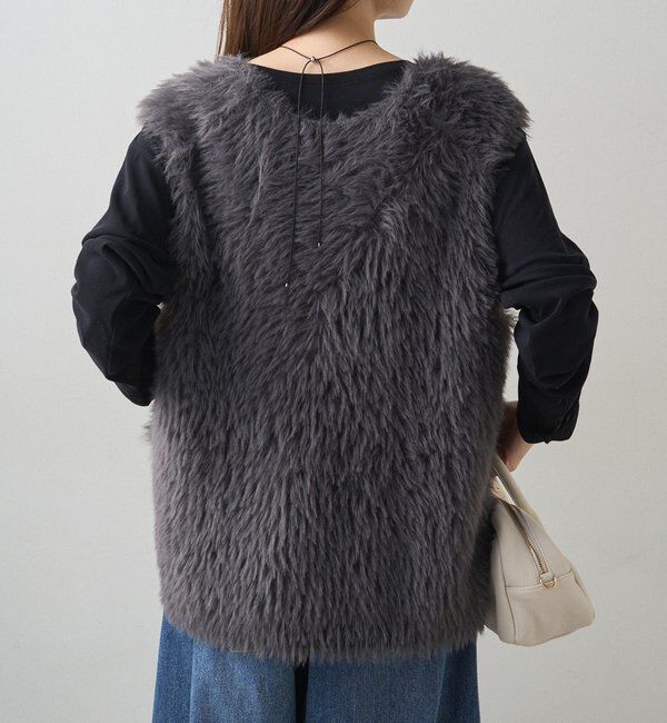  「シャギーニットベスト」|ニット・セーター|