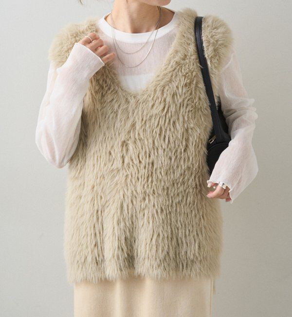  「シャギーニットベスト」|ニット・セーター|