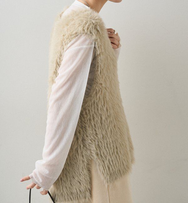  「シャギーニットベスト」|ニット・セーター|