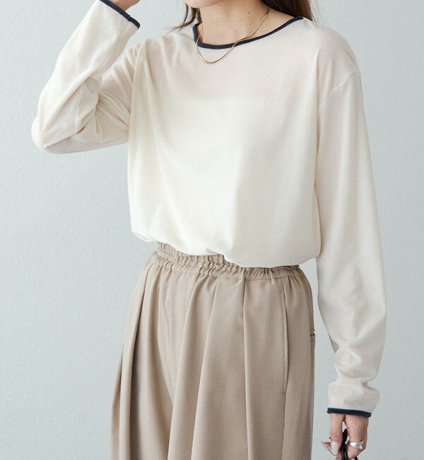  「ベロアリンガーカットソー」|Tシャツ・カットソー|