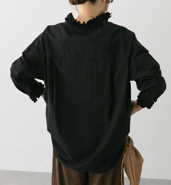  「襟袖プリーツブラウス」|シャツ・ブラウス|