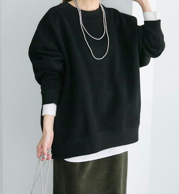  「シンプル裏起毛スウェットプルオーバー」|プルオーバー|