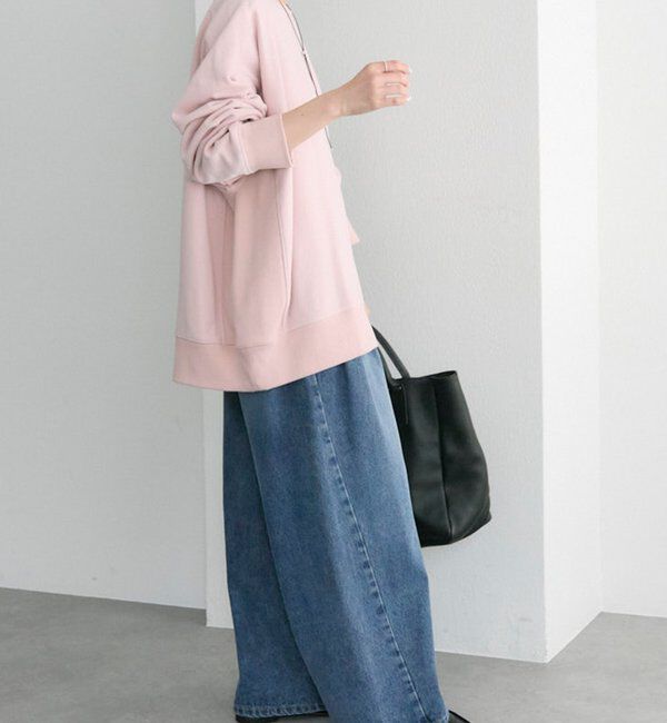  「シンプル裏起毛スウェットプルオーバー」|プルオーバー|