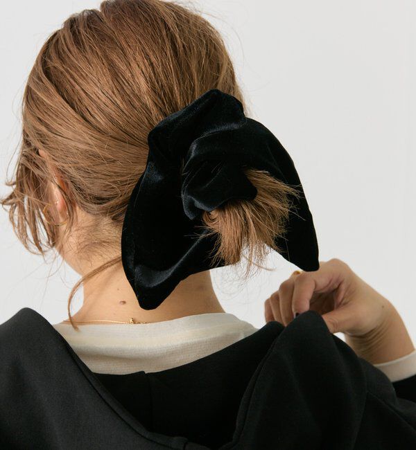  「【＠noricorico102企画】スクエアベロアシュシュ」|ネックレス|