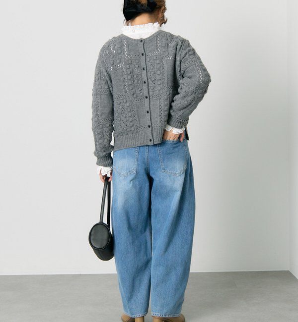  「ポップコーン編み2WAYニット」|ニット・セーター|