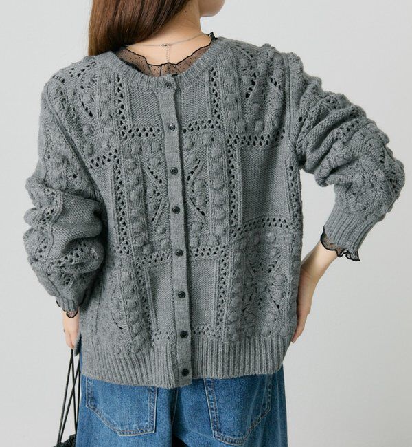  「ポップコーン編み2WAYニット」|ニット・セーター|