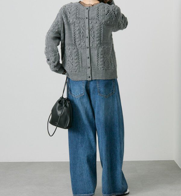  「ポップコーン編み2WAYニット」|ニット・セーター|