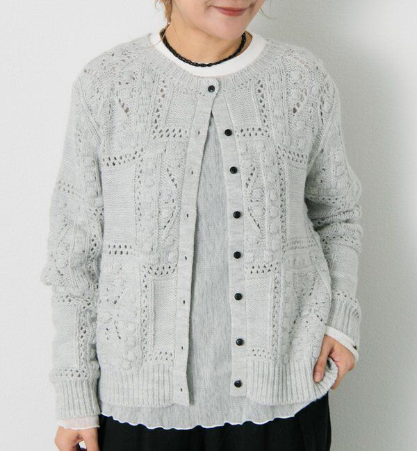  「ポップコーン編み2WAYニット」|ニット・セーター|