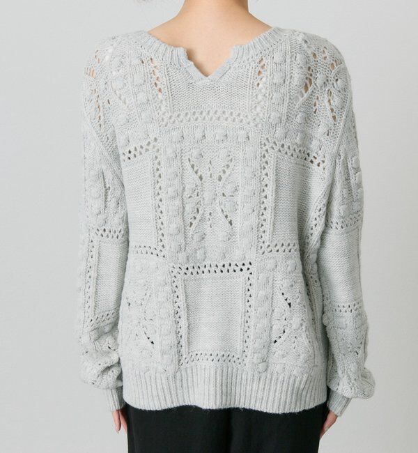  「ポップコーン編み2WAYニット」|ニット・セーター|