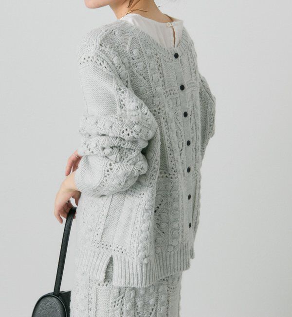  「ポップコーン編み2WAYニット」|ニット・セーター|
