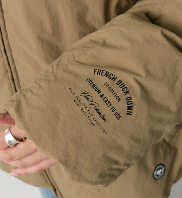  「フレンチダックダウンジップアップジャケット」|テーラードジャケット|