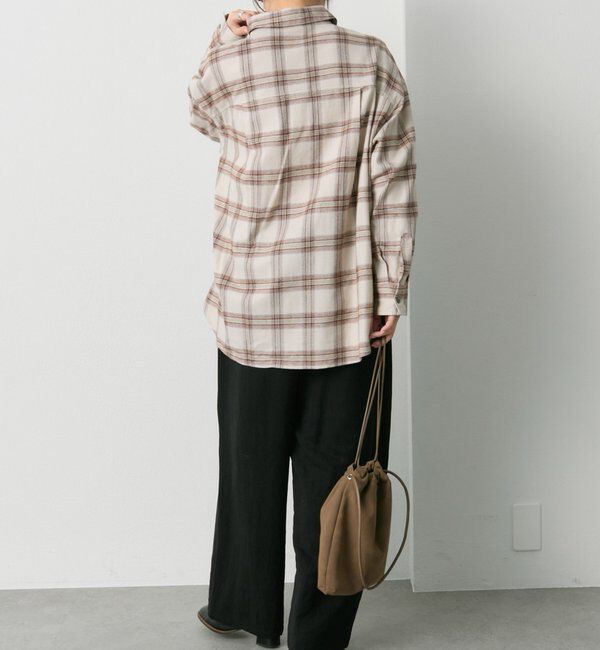  「ダブルポケット起毛チェックシャツ」|シャツ・ブラウス|
