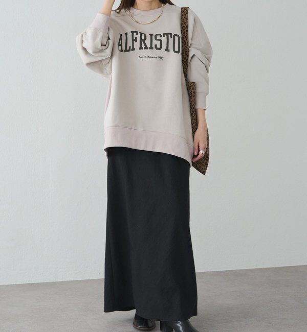  「ロゴプリント裏起毛スウェットプルオーバー」|プルオーバー|