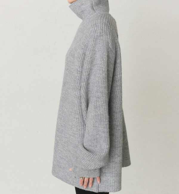  「ネップハイネックニットプルオーバー」|キャミソール|