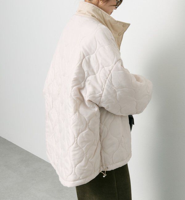  「【WEB限定】リバーシブルスタンドカラーパファージャケット」|テーラードジャケット|