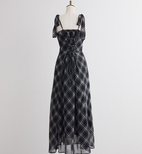  「【新色追加】着痩せ効果抜群/マイナス5キロ見えキャミワンピ」|ワンピース|