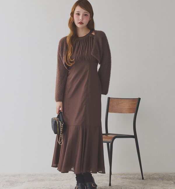  「【ボレロセット】アメスリロングワンピース」|ワンピース|