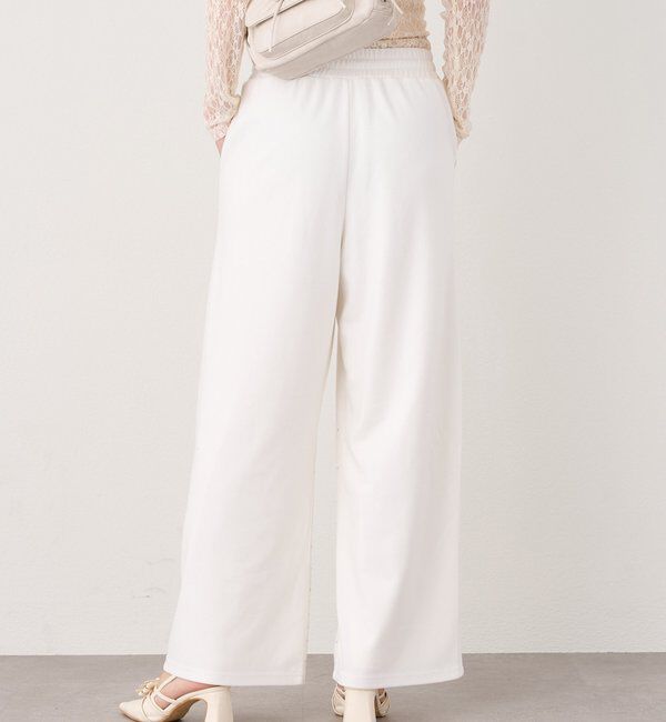  「セットアップ対応／裾ビジューカットパンツ」|その他|