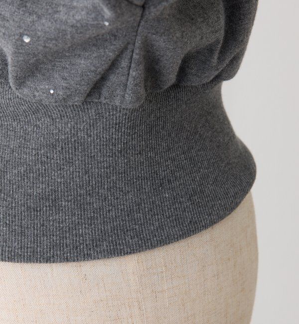  「セットアップ対応／ビジューパーカー」|プルオーバー|