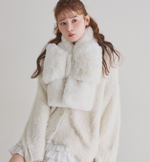  「フェイクファーリボンティペット」|その他|