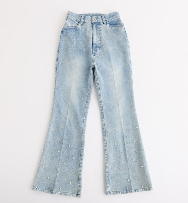  「美脚フレアデニムパンツ」|その他|