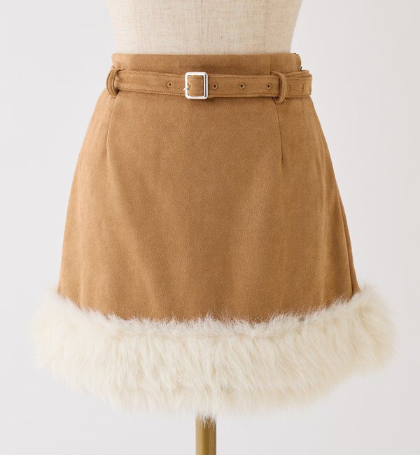  「フェイクムートンミニスカート」|スカート|