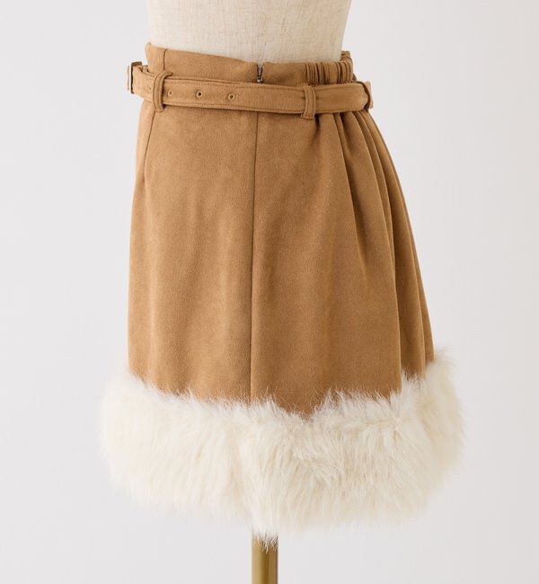  「フェイクムートンミニスカート」|スカート|