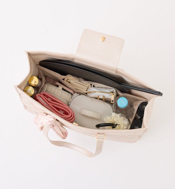  「【LouLoumei】スカーフ付きキャリーオントート/自立可能」|トートバッグ|