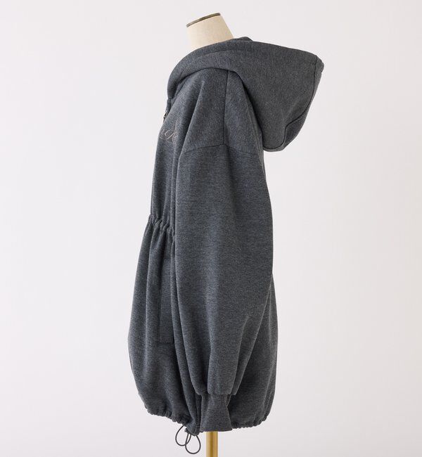  「ロゴ刺繍入り裏起毛ビッグパーカー」|プルオーバー|