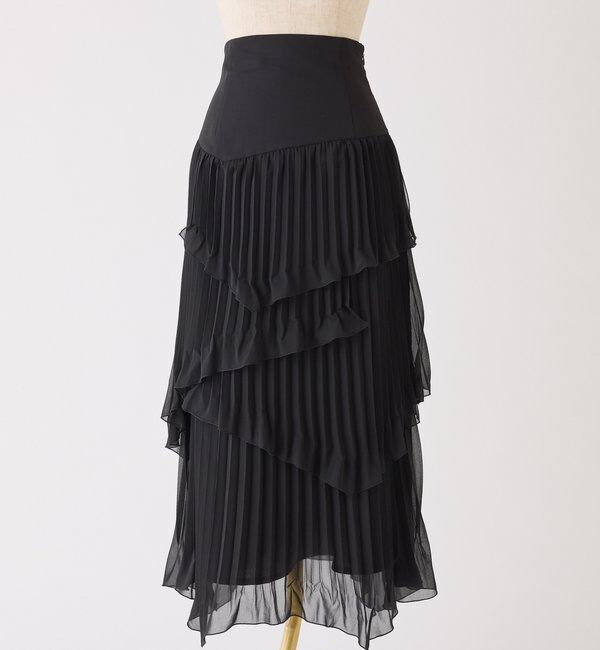  「プリーツティアードスカート」|スカート|