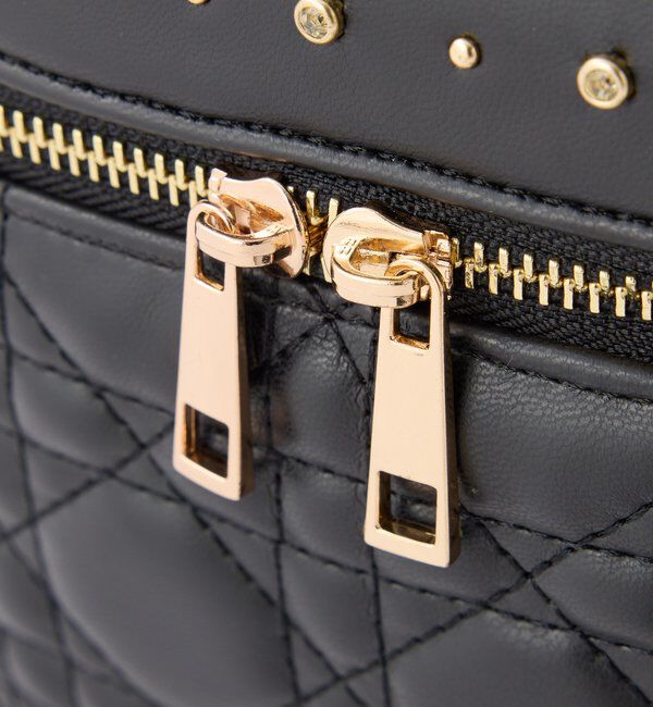  「スタッズ付キルティングバニティバッグ」|ショルダー・メッセンジャー|