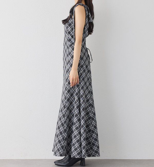  「【新色追加】着痩せ効果抜群/マイナス5キロ見えキャミワンピ」|ワンピース|