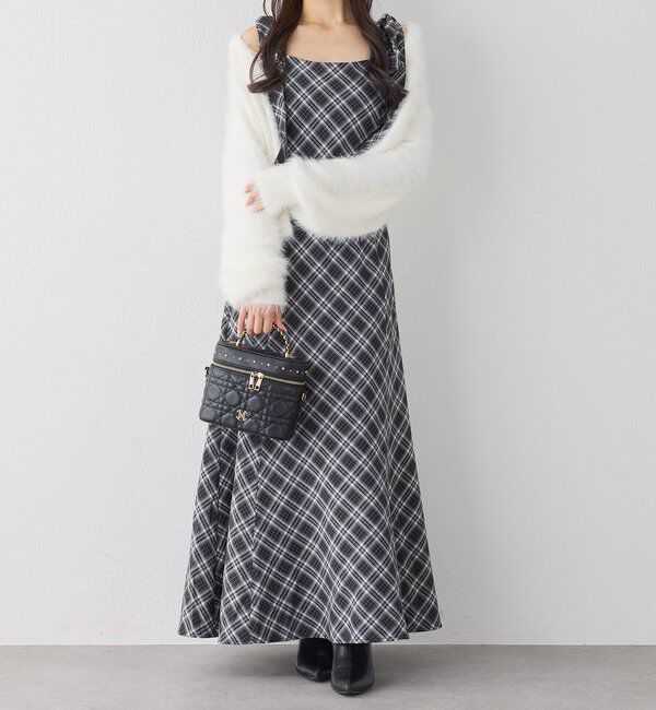  「【新色追加】着痩せ効果抜群/マイナス5キロ見えキャミワンピ」|ワンピース|