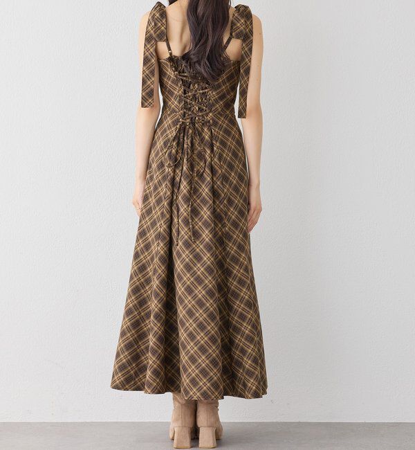  「【新色追加】着痩せ効果抜群/マイナス5キロ見えキャミワンピ」|ワンピース|