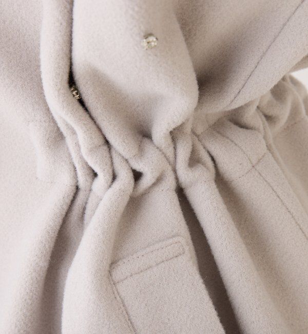  「フードフェイクファービジューミドルコート」|その他|