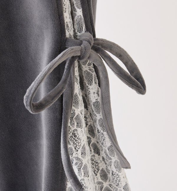  「【セットアップ対応】サイドレースベロアリボンパンツ」|その他|