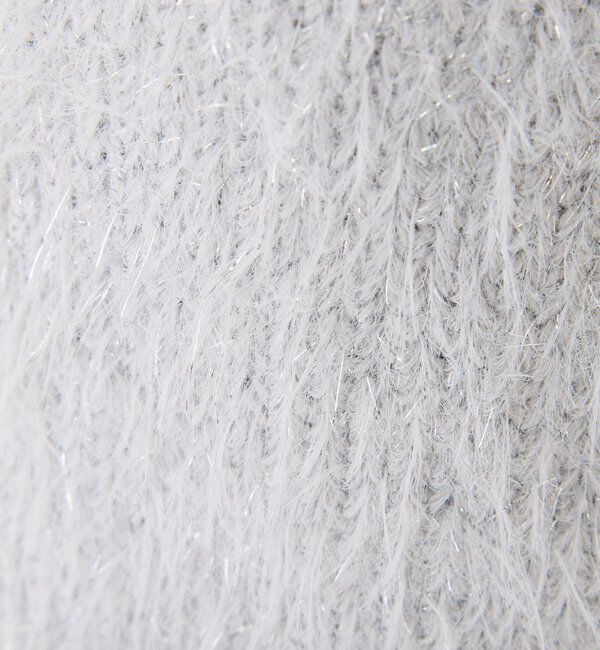  「肩あきビジューニットミニワンピ」|ワンピース|