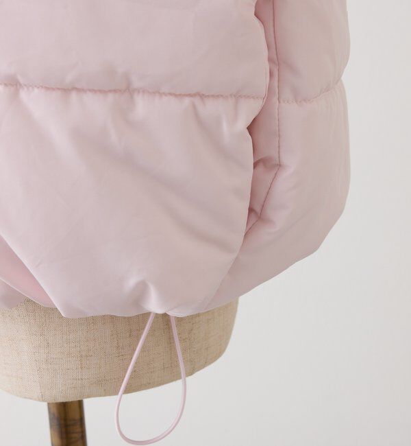  「ファー付きショートフェイクダウン」|ダウンベスト・ベスト|