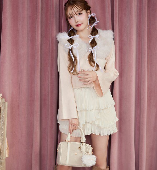  「【HolidayCollection】プリーツティアードミニスカート」|スカート|