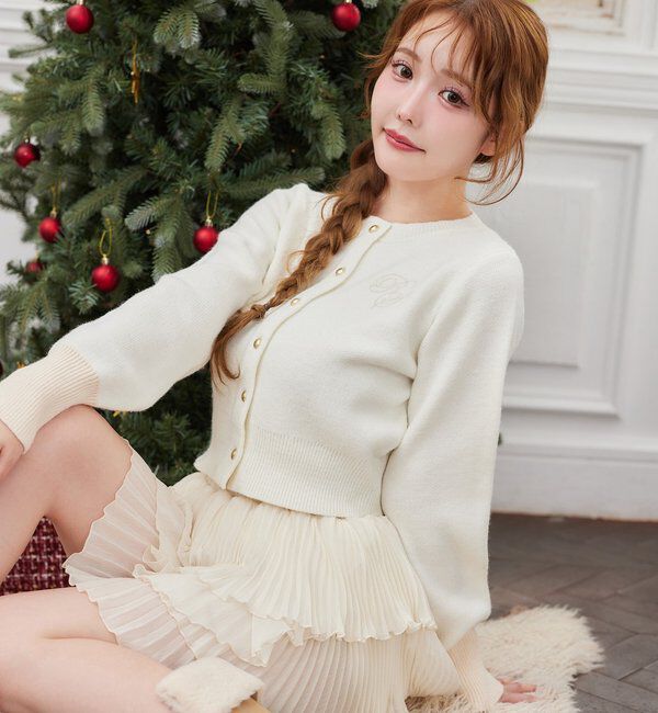  「【HolidayCollection】プリーツティアードミニスカート」|スカート|