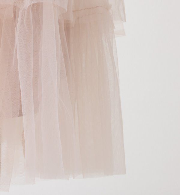  「段々チュールロングスカート」|スカート|