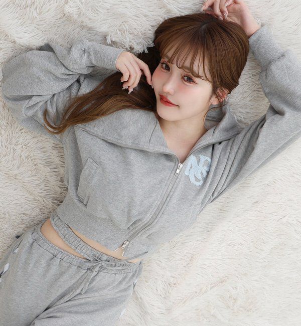  「【セットアップ可能】セーラーカラーロゴスウェット」|プルオーバー|