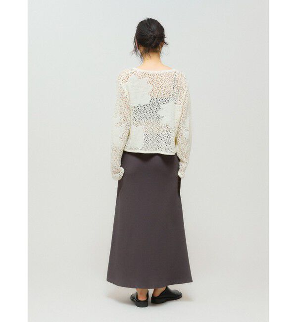 MIDIUMISOLID「MIDIUMISOLID for Ladies レースメッシュカーディガン」|ニット・セーター|