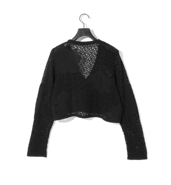 MIDIUMISOLID「MIDIUMISOLID for Ladies レースメッシュカーディガン」|ニット・セーター|