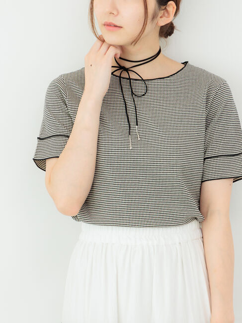 Te chichi TERRASSE「ポップコーンジャカードメロートップス」|その他|