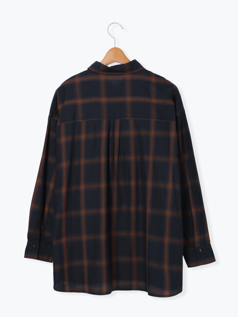 Lugnoncure「チェックオーバーシャツ」|シャツ・ブラウス|