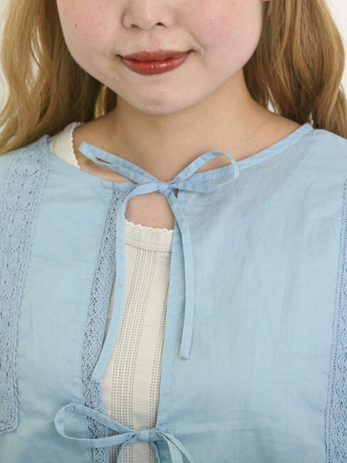 Samansa Mos2「パッチワークレースブラウス」|シャツ・ブラウス|