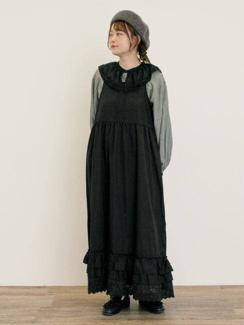 Samansa Mos2「ぺチキャミワンピース」|ワンピース|ブラック